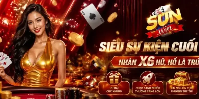 Sự kiện khuyến mãi Sunwin diễn ra liên tục